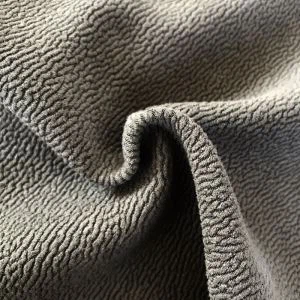 Crumple Scuba Suede Fabric