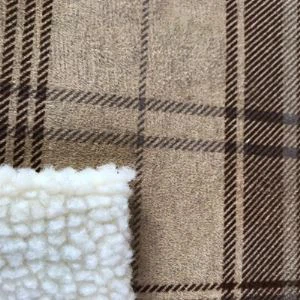 Hot Sale Stampat Suède Bil Sherpa Fur