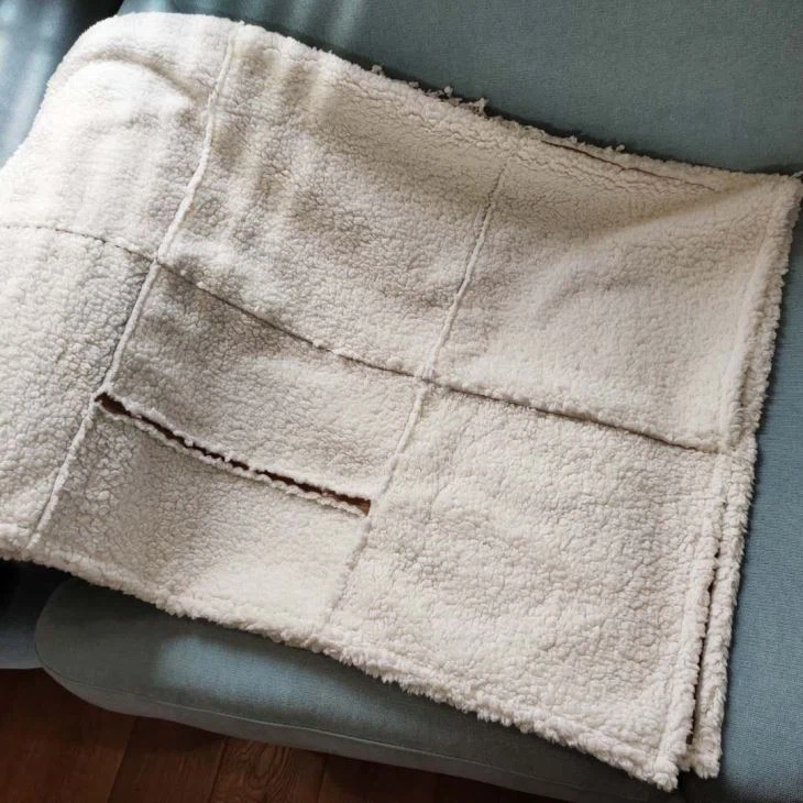 One Side Cozy Sherpa Fleece Blanket